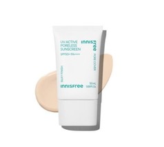 [Innisfree] Uv Active Poreless Sunscreen SPF50+ Pa++++ Korea Cosmetic - £22.38 GBP+