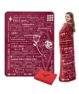 Gifts for Mom, I Love You Blanket 100 Languages Soft Fleece Blanket Mom ... - £11.60 GBP