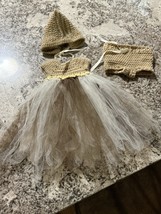 Enchanting Baby Fairy Costume for Girls – Handmade Knitted &amp; Tulle - $14.85