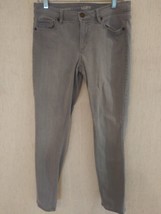 Ann Taylor LOFT Light Gray Modern Skinny Jeans Size 29/8 Waist 30&quot;; Inse... - $14.73