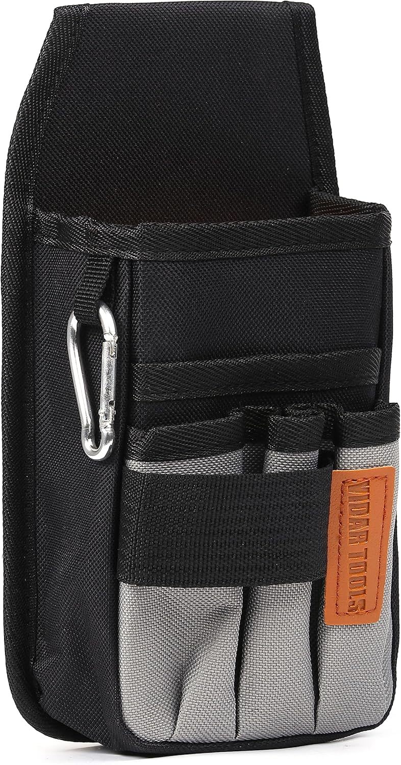 Small Tool Pouch with Belt Clip,Tool Belt Pouches,Electrician Tool Pouch... - £19.93 GBP