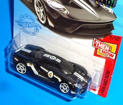 Hot Wheels 2021 Factory Set Then And Now Series #164 &#39;17 Ford GT Black w/ PR5s - $5.94