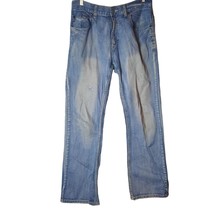 Baileys PT Black Mens Size 32 X 32 Boot Cut Jeans Distressed Blue - £15.64 GBP
