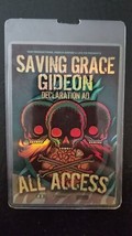 SAVING GRACE / GIDEON / DECLARATION AD - ORIGINAL TOUR LAMINATE BACKSTAG... - £59.87 GBP