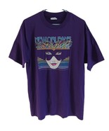 Vintage 1985 New Orleans Mardi Gras Harlequin Mask Purple T Shirt Hanes ... - $39.08 CAD