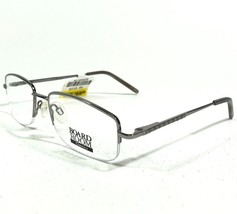 Boardroom Classics BC 9000 GUN Eyeglasses Frames Silver Square 52-17-140 - £22.25 GBP