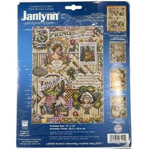 Janlynn Spring Sampler Counted Cross-Stitch #023-0491 - £57.55 GBP