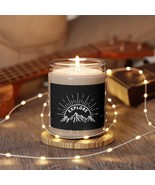 Scented Soy Travel Candle, 9oz, Stunning Mountain Range Silhouette Desig... - £21.22 GBP