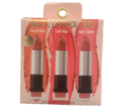 Ellen Tracy Matte Lipstick 3 Piece Set Peachy Nude, Light Rose, Sweet berry - $19.77