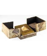 2014 Niue Island 3oz Silver $15 Gold Plated Great Pyramids Bar w/ Box &amp; ... - $37,633.39 MXN