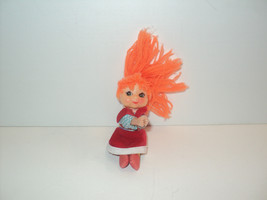 Rainbow Brite Doll Curtain Clipper Pencil Hugger Doll 1980&#39;s Vintage Rare 4&quot; H - £14.04 GBP