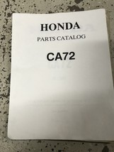 1970s 1971 1972 1973 1974 1975 Honda CA72 Models Parts Catalog Manual OEM Rare - $88.12