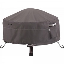 Round Fire Pit Cover 30&#39;&#39; Waterproof Durable Patio Fireplace Storage Pro... - £38.41 GBP