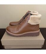 Clarks Women's Leighly Lace Brown Ankle Boots - $31.89