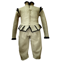 Medieval Full Complete Set of Thick Padded Cotton Gambeson with pant Arming Art - £102.01 GBP+