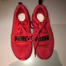 Puma Wired Run AC Red Lace Up Athletic Shoes Sneakers SZ 3C - $14.84