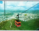 Vista Da MT Avila Cavo Auto Caracas Venezuela Unp Cromo Cartolina K7 - $5.08