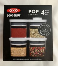 OXO Good Grips 4-Piece Mini POP Container set - £23.94 GBP
