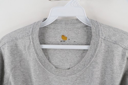 Vtg Carhartt Mens Large Distressed Spell Out Long Sleeve T-Shirt Heather Gray Item image 8