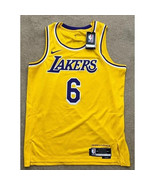 Nike Los Angeles Lakers Lebron James NBA Swingman Icon Edition Jersey Size L - $87.11