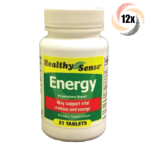 12x Bottles Healthy Sense Energy Proprietary Blend Diet Tablets | 21 Per Bottle - £19.80 GBP