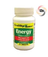 12x Bottles Healthy Sense Energy Proprietary Blend Diet Tablets | 21 Per... - $25.30
