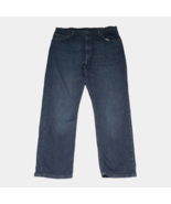 Wrangler Relaxed Fit Men&#39;s Size 38x30 Straight Leg Blue 5-Pocket Denim J... - $19.80