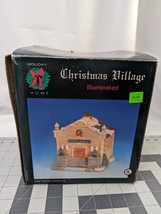 Holiday Home Christmas Village City Hall 6 Inch Porcelain Walmart - £9.68 GBP