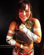 Kairi Sane 8X10 Photo Wrestling Picture With Belt Wwe Nxt Pirate Princess - £3.95 GBP