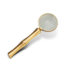 L&#39;OBJET Bambou Magnifying Glass 24K Gold Plated 7X Magnification - DAC30 - £116.37 GBP