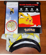 Cuddl Duds POKEMON 2 Piece Warm Baselayer Set Boys Medium 8/10 Pants Shi... - $24.70