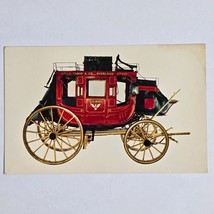 Postcard Wells Fargo Overland Stage Coach US Mail Advertising Unposted - $8.35