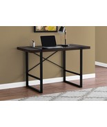 Monarch Specialties I 7311 48 in. Computer Desk - Cappuccino &amp; Black Metal - $353.29