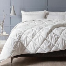 DIAMOND WITHE SOLID COLOR DUVET COMFORTER EXTRA THICK 1 PCS QUEEN SIZE - $79.19
