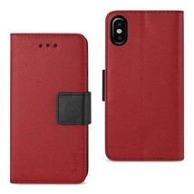 [Pack Of 2] Reiko I Phone X/iPhone Xs 3-IN-1 Wallet Case In Red - £20.19 GBP
