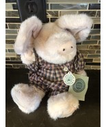 Boyds Bears Kaitlin (Pig) #91601-02 Plaid Overalls ~ 8&quot; Plush with Tag - $21.85 CAD
