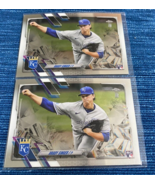 Lot of (2) Brady Singer ROOKIE CARD RC 2021 Topps Chrome Ben Baller Royals 166 - $2.00