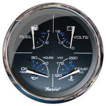 Faria Chesapeake Black 5&quot; Multifunction Gauge [33762] - £162.81 GBP