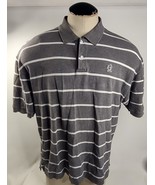 Walt Disney World Mickey Mouse Stripe Golf Polo Short Sleeve Shirt L Large - £12.61 GBP