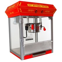 FunTime FT421CR 4oz Red Bar Table Top Popcorn Popper Maker Machine - £202.82 GBP