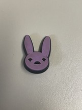 Bad Bunny Purple Jibbitz Crocs Shoes Charm Rare - $7.01