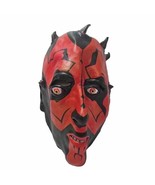 Star Wars Death Maul Rubber Mask Halloween Costume One Size Lucasfilm LT... - €12,94 EUR