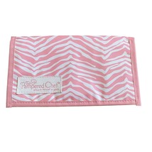 The Pampered Chef Help Whip Cancer Pink Zebra recipe Coupon Holder New 2011 - $7.99