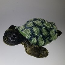 Aurora Green Turtle Plush 8&quot; Long Stuffed Animal Toy Tortoise Realistic - £6.69 GBP