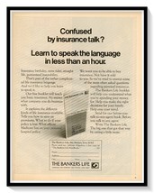 The Bankers Life Insurance Handbook Print Ad Vintage 1970 Magazine Adver... - $9.70