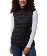 32 Degrees Women&#39;s&#39; Vest Leightweight Zipper Hand Pocket (Black, L), Large - $21.59+