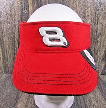 Dale Earnhart Jr #8 Youth Sun Visor Red Hat Chase Authentics NASCAR - £7.56 GBP