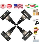 Heavy Duty 4-Inch Rustproof Tee Hinges - 4 Pcs Carbon Steel for Doors &amp; ... - $26.56 CAD