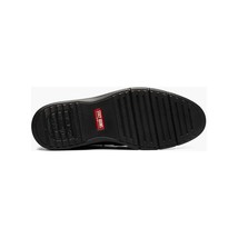 25715-004 Stacy Adams Spyre Plain Toe Elastic Lace Up Shoes Black Patent image 4