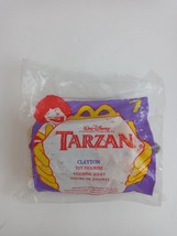 New 1999 McDonald&#39;s Happy Meal Toy #7 Disney Tarzan Clayton - $6.78